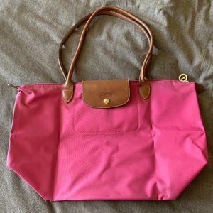 Longchamp Pink Medium le Pliage Authentic